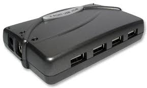 USB 2.0 4 Port Powered Hub