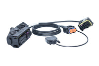 Bosch EDC7C1 Bench Cable set including a heavy cable with connectors, a capacitor, and additional connecting components.