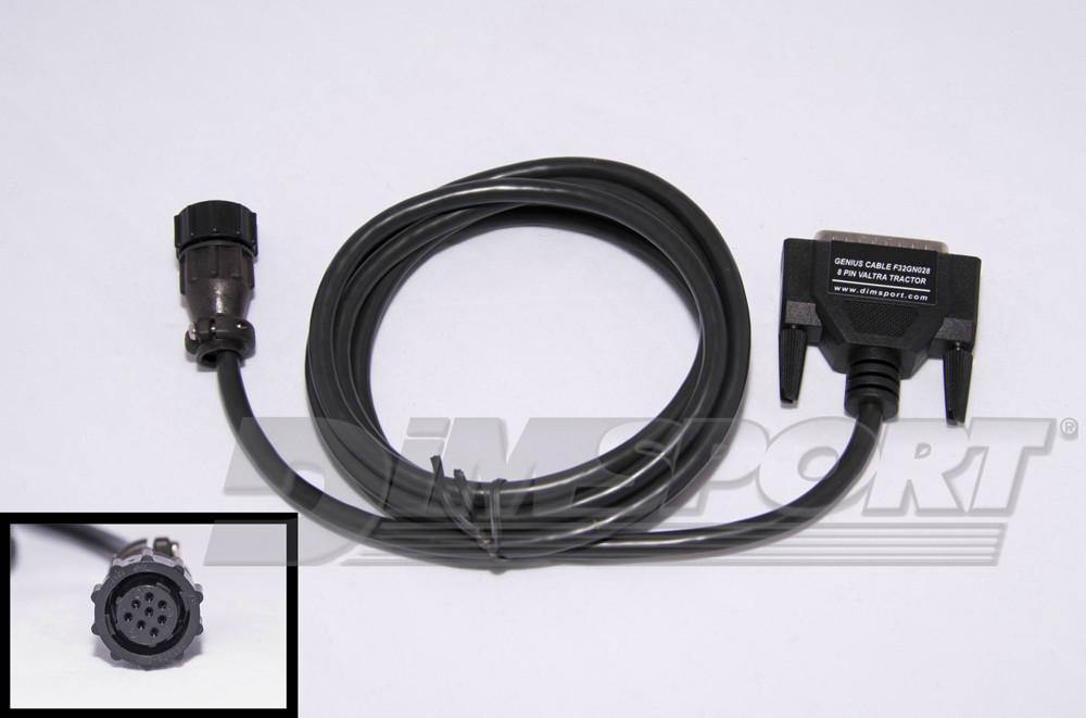 VALTRA 8 pin diagnostic connector