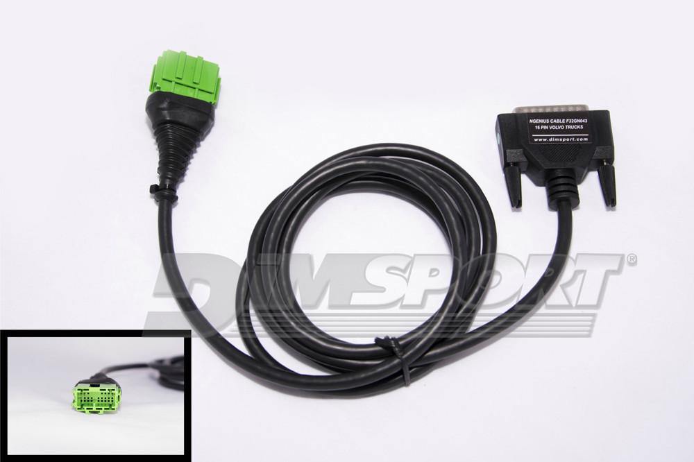 VOLVO TRUCK (MWM engines,EDC7C1/C2)/VOLVO PENTA 16 pin diagnostic connector