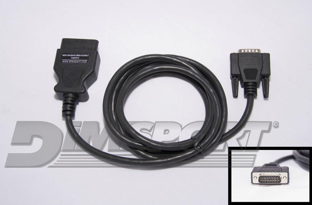 OBDII K/CAN2.0 socket for New Transdata