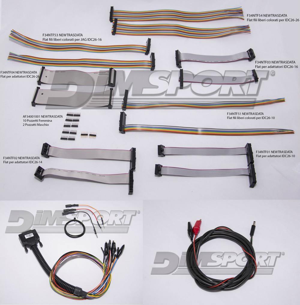Spare set - flat cables and strips (full connecting kit to ECU board)