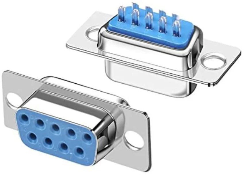 9 Pin D-Sub Female Socket